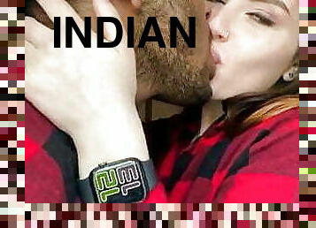 Indian couple kissing ( very hot kissing seen by Indian) 
