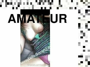 masturbation, amateur, ados, solo, fumer