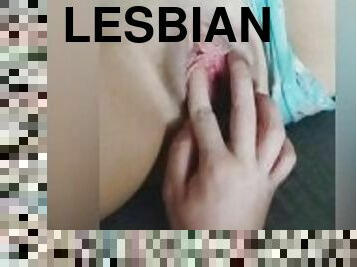 cul, chatte-pussy, amateur, lesbienne, latina, doigtage, humide, réalité