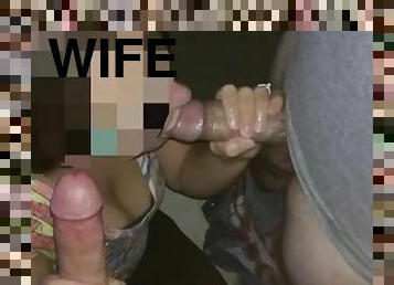 selingkuh, isteri, amatir, sayang, blowjob-seks-dengan-mengisap-penis, jenis-pornografi-milf, bertiga, ganda, suami-yang-istrinya-tidak-setia, menembus