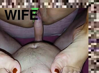 supruga, amaterski, stopala-feet, pov, sestra, fetiš