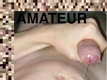 masturbation, amateur, ejaculation-sur-le-corps, branlette, point-de-vue, ejaculation, britannique, solo