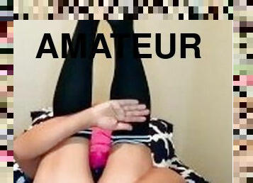 extremo, amateur, anal, consolador, fetichista, a-solas