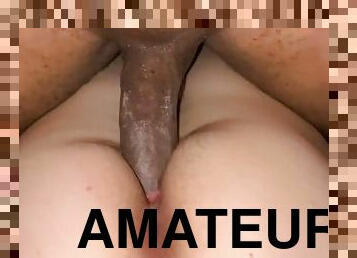 gordo, cona-pussy, amador, maduro, interracial, mulher-madura, bbw, pov, tatuagem, áspero