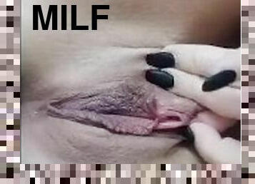 røv, store-patter, klit, fed, brystvorter, fisse-pussy, sprøjte, amatør, milf, legetøj