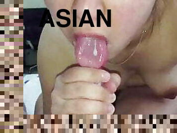 asiatisk, amatør, blowjob, cumshot, hjemmelaget, handjob, compilation, ludder, facial, cum