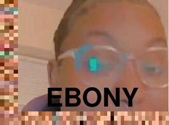 Sexy chocolate ebony teen