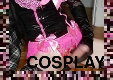 Sissy play with big dick ,crossdresser