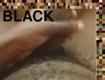 BLACK DICK MASTURBATION
