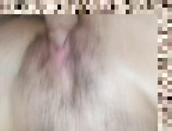 ekstrem, hårete, pussy, kone, amatør, cumshot, stor-pikk, milf, tenåring, creampie