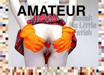 cul, écolière, amateur, anal, jouet, cam, voyeur, jupe-en-l’air, culotte, bout-a-bout