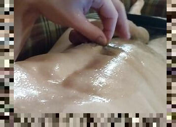 Another huge cumshot for my PH slut moaning big orgasm with dirty talk abs dick jerking
