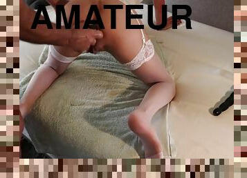 amateur, anal, milf, jouet, française, bas, webcam, blanc