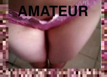amateur, ejaculation-sur-le-corps, brésil, pieds, fétiche, solo, string