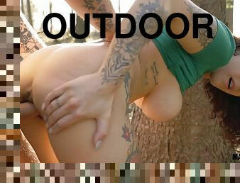 Mara Martinez - Girl Is Inseminated Outdoor For The First Time!