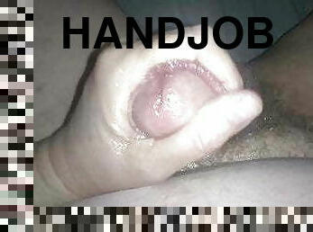 Handjob with cum shot