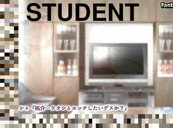 student, japansk, blond, hentai