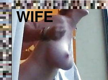 Wife in Hotel WIndow