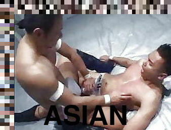asiático, mamilos, chupanços, gay, punheta, massagem