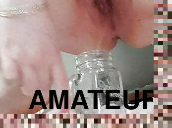 hårete, pissing, pussy, squirt, amatør, blond, stram, biseksuell, footjob