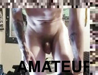 mastürbasyon-masturbation, amatör, tek-kişilik, yarak, soyunma-undressing