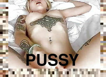 mastürbasyon-masturbation, amcık-pussy, dövme