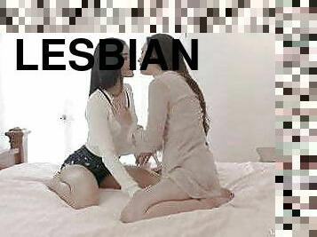 піхва-pussy, лесбіянка-lesbian, поцілунки, сестра, сісти-на-обличчя