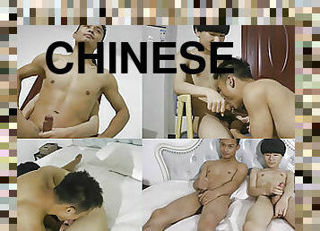 asian, menghisap-zakar, zakar-besar, homoseksual, merangsang-dengan-tangan, kali-pertama, oral, cina, gay