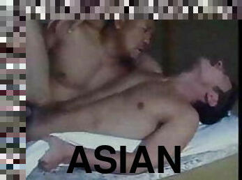 asiatique, mamelons, anal, gay, massage, doigtage, musclé