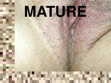 tricherie, masturbation, chatte-pussy, femme, mature, granny, milf, maman, belle-femme-ronde, ejaculation