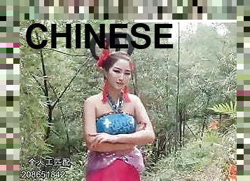 asiatique, vieux, chatte-pussy, plus-agée, chinoise