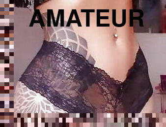 masturbation, amateur, latina, brésil, lingerie, magnifique, taquinerie