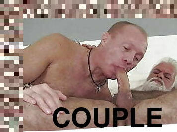 papa, anal, gay, couple, pappounet, musclé