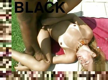 Victoria R. fucks with black guy near the pool - vsa