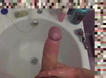 baignade, masturbation, amateur, énorme-bite, gay, bite