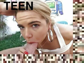 PervCity Blonde Teen Alina West Gonzo Anal with Mike Adriano