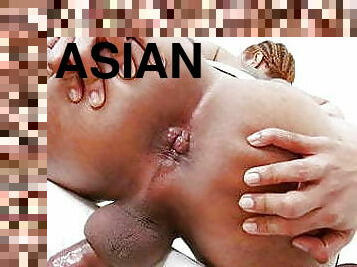 asiatique, masturbation, transsexuelle, ladyboy, secousses, bas, solo