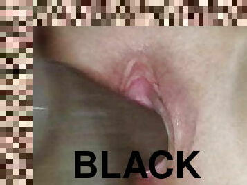 masturbación, orgasmo, coño-pussy, squirting, esposa, amateur, negra, regordeta, consolador, húmedo