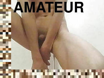 asiatique, masturbation, maigre, amateur, anal, jouet, gay, gode, blanc, minet