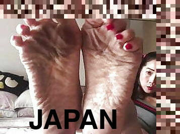 azijski, japanci, kompilacija, stopala-feet