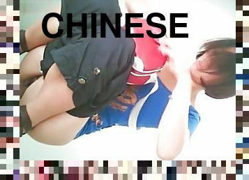 asiatique, public, amateur, ados, cam, voyeur, toilette, chinoise