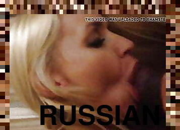 Russian escort sucking black dick part 2