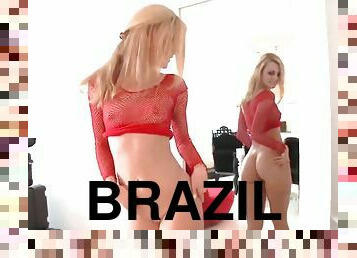 traseiros, anal, brasil, loira