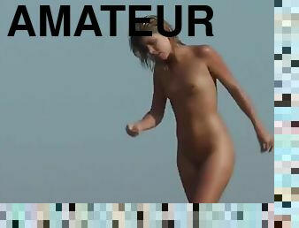 nudist, in-afara, amatori, compilatie, camera, plaja, voyeur, ascuns