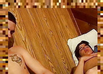 masturbación, mamada, polla-enorme, gay, paja, pajeándose, facial, corrida, gay-joven, tatuaje