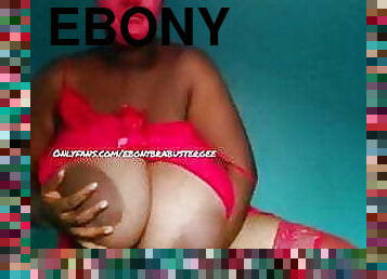Ebony busty climax 