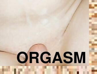 orgasm, fitta-pussy, amatör, cumshot, milf, sprut, blond, små-bröst