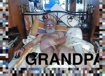 pai, masturbação, gay, punheta, webcam, avô-grandpa, urso