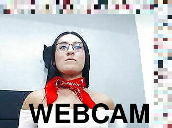 masturbação, latina, webcam