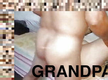 asiatique, clito, vieux, chatte-pussy, granny, plus-agée, grand-papa